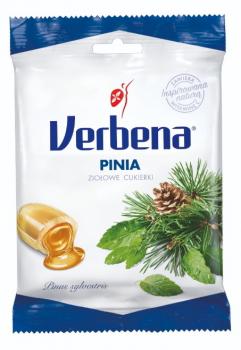 Gefüllte Kräuterbonbons mit Kiefer und Vitamin C - Nadziewane cukierki ziołowe z pinią Verbena 60g